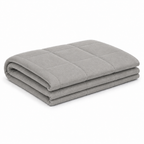 Couverture lestée enfant Lonavi Petite Étreinte grise, 120 × 180 cm