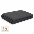 Couverture lestée enfant Lonavi Petite Étreinte 4 kg gris foncé, 120 × 180 cm