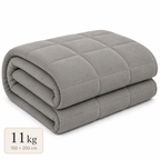 Couverture lestée Lonavi Étreinte 11 kg grise, 150 × 200 cm