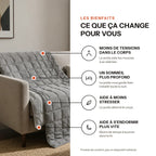 Les bienfaits de la couverture lestée Lonavi Étreinte